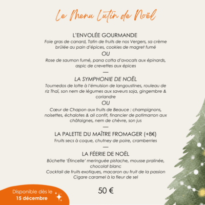 Menu "Lutin de Noël"